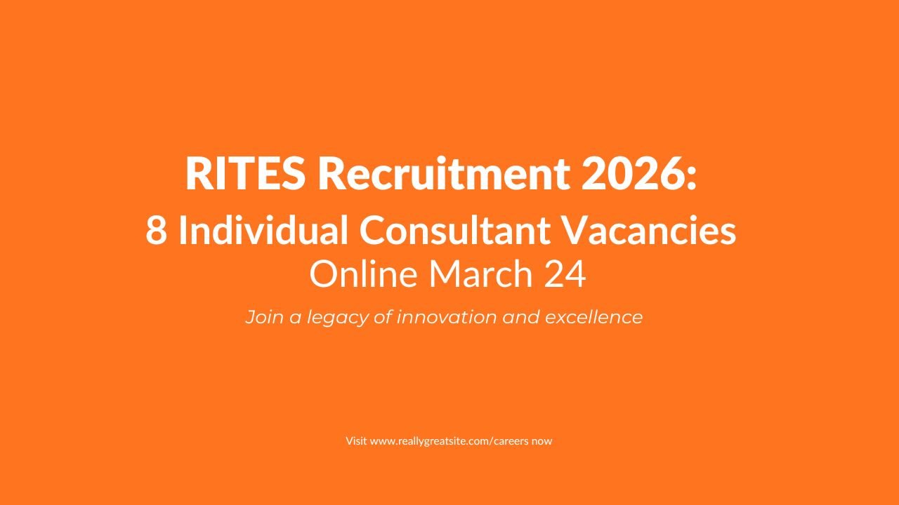 RITES Recruitment 2026