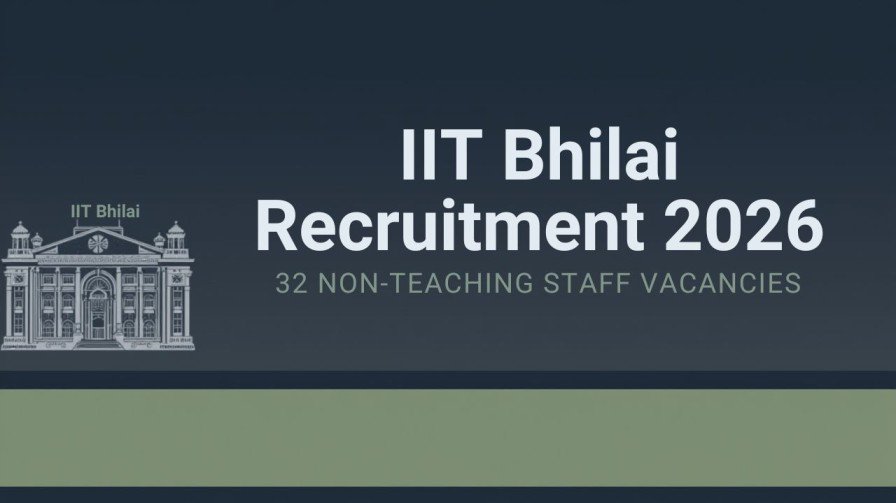 IIT Bhilai Recruitment 2026