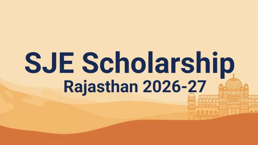 SJE Scholarship Rajasthan 2026